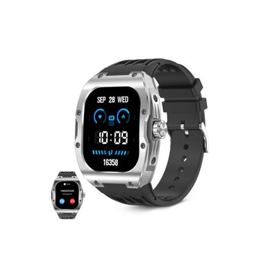 KSIX Pametni sat Hero 1.95" AMOLED, 7 dana aut., Sport & Health, IP68